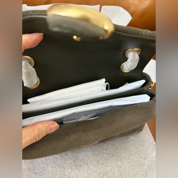 Coach Quilted Tabby Small Suede Shoulder Bag 20 - Picture 7 of 11